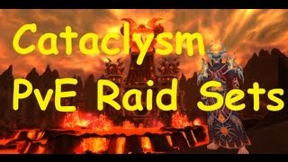 World of Warcraft Cataclysm PvE Raid Gear WoW Transmog Sets [upl. by Delanty977]