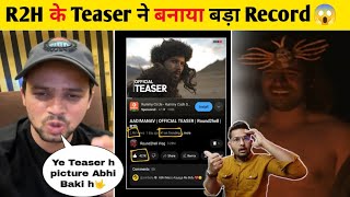 Round2hell AADIMANAV Teaser ने बनाया बड़ा Record R2H New video Teaser Record views likezaynNazim [upl. by Thalia]