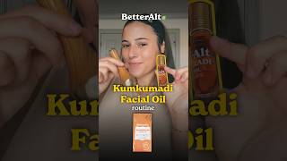 Kumkumadi Facial Oil Routine Say goodbye to dull skin betteralt skincare [upl. by Ellerud]