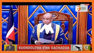 Bunge la seneti laanza kujadili hoja ya kumuondoa Gachagua [upl. by Rosenberg249]