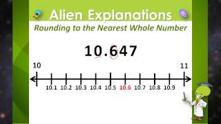 Rounding to the Nearest Whole Number  5th Grade  Education Galaxy [upl. by Lladnor962]