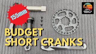 Budget Short Cranks  Goldix 155mm Cranks  Unboxing [upl. by Langan]