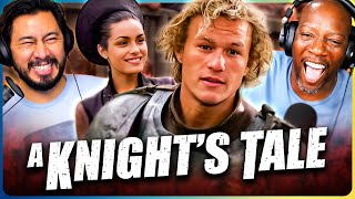 A KNIGHTS TALE 2001 Movie Reaction  First Time Watch  Heath Ledger  Paul Bettany [upl. by Yraunaj444]