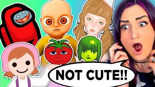 I Played 100 CUTE BUT CREEPY Games DO NOT Download Them [upl. by Trici]