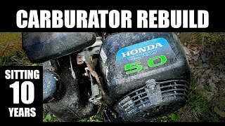 How to rebuild a Honda small engine carburator [upl. by Shere]