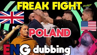 Freak Fight Poland conference clout mma 2 part 1 dubbing eng [upl. by Paulo184]