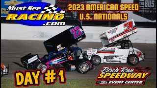 Must See Racing American Speed US Nationals  Birch Run Speedway Day 1  52623 [upl. by Arahahs]