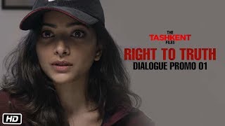 Right To Truth  Dialogue Promo 1  The Tashkent Files  12th April  Vivek Agnihotri [upl. by Nossyla]