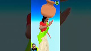 Moti chudail cartoon funny youtube shortvideo funnycartoon viralreels viralvideo [upl. by Aisatnaf]