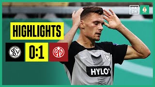 In letzter Minute am leeren Tor vorbeigeschoben Elversberg  Mainz 05  DFB Pokal  DAZN Highlights [upl. by Lattonia60]