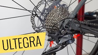 Shimano ULTEGRA Schaltung RICHTIG EINSTELLEN R8000er Serie  einfach amp schnell  Fahrradorg [upl. by Maupin899]