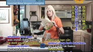 Mimi Kirks Special Raw Vegan Lasagna 12 [upl. by Zollie]