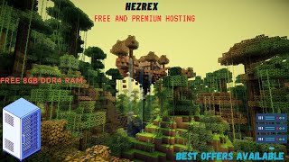 Free Minecraft Server Hosting 24 7 HezRex Free And Premium Hosting With High End Performance [upl. by Immij192]