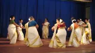 Priya manasa nee Poy varenam Thiruvathira Dance by Senior Citizens Thiruvananthapuram [upl. by Arline]