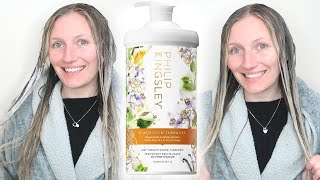 APPLYING PHILIP KINGSLEY ELASTICIZER OVERNIGHT  benefits application and review [upl. by Adnihc]