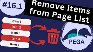 Pega 87 Tutorial Hotel Booking Application 161  Remove Items from a Page List [upl. by Annairba756]