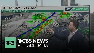 NEXT Weather Tracking thunderstorms in Philly region later in the week [upl. by Abagael222]