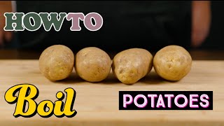 How To Boil Potatoes Perfectly Every Time Easy Simple [upl. by Yenaj]