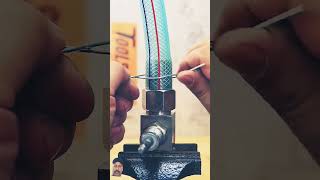 Make your own hose clamps with wire [upl. by Ennayram]