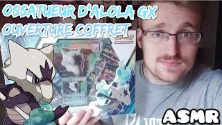 Pokemon quotOssatueur dAlola Gxquot Ouverture Coffret  ASMR Français [upl. by Laemaj683]