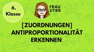 Antiproportionale Zuordnungen erkennen Graphen Wertetabellen und Textaufgabe Antiproportionalität [upl. by Ainniz635]