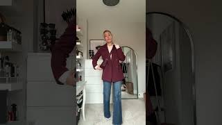 Best wide leg jeans Jeans blazer jumper all HampM Bag Moonson trainers JD sports and Boots ASOS [upl. by Sivrat53]