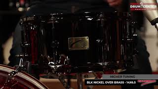 Canopus One Of A Kind Brass Snare Drum 14x65 Black Nickel Over Brass [upl. by Meraree]