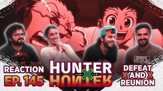 HunterxHunter  Episode 145 Defeat x And x Reunion  Group Reaction [upl. by Nnaaihtnyc]