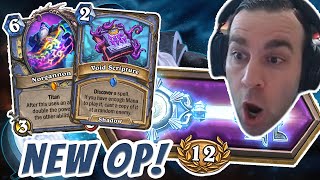 Void Scripture Makes Mage Even BETTER in the New Meta  Hearthstone Arena [upl. by Ahsoyek685]