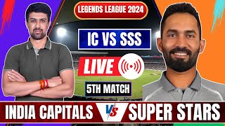 Live India Capitals vs Southern Super Stars  Legends League Live  IC vs SSS Live  LLC 2024 Live [upl. by Sprage877]