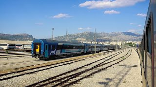 From the Adriatic Sea deep into the Balkan Mountains  Croatia from train 🇭🇷 [upl. by Brier]