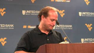 Dana Holgorsen Press Conference 1042011 Part 1 [upl. by Aurie]