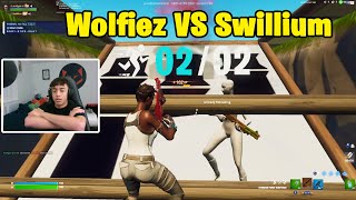 Wolfiez VS Swillium 1v1 Buildfights [upl. by Seth523]