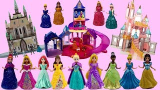 MagiClip Princess Dress Mix Up with 3 Different Castles [upl. by Emalee]