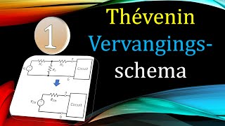 Thévenin Vervangingsschema  Elektrische Circuits  Voorbeeld 1 [upl. by Fortunia]