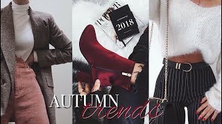 ГЛАВНЫЕ ТРЕНДЫ ОСЕНИ 2018 🍁 ОДЕЖДА СТИЛЬ МАКИЯЖ  AUTUMN TRENDS [upl. by Sherye775]