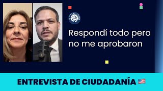 Respondí todo pero no me aprobaron  Ciudadanía americana 2024 [upl. by Saddler636]