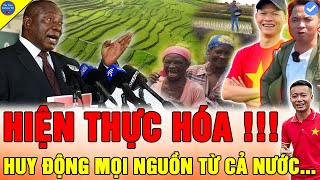 🔴TRUYỀN HÌNH VÀO CUỘC Team Quang Linh Vlogs ĐẶT MỤC TIÊU VÙNG TRỒNG LÚA LỚN NHẤT CHÂU PHI [upl. by Shaikh]