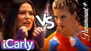 Carly Joins A FIGHT CLUB 🥊  iCarly Full Scene  NickRewind [upl. by Reivilo993]