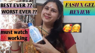 dry and sensitive skin ke liye best face wash 🥰 fash x gel face wash reviewbeauty tips skin care [upl. by Ahscrop]