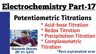 Potentiometric Titration Electrochemistry part17 NETGATEJAM [upl. by Etselec818]