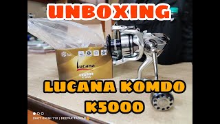 unboxing lucana komodo K5000 fishing reel anglerslife fishing [upl. by Notnats959]