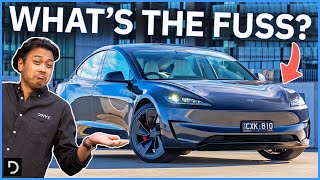 Tesla Model 3 2024 review Is The Most Hyped Electric Car In Australia Worth It  Drivecomau [upl. by Bronez288]