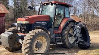 Putting Some New Tires on the New Holland G170 8670 Genesis Tractor [upl. by Aloysia870]