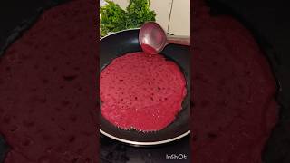 Beetroot Chilla shorts video healthy breakfast Easy to make alishakitchen  shorts cooking [upl. by Wrench]