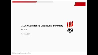 JSCC Quantitative Disclosures Q4 2023 [upl. by Busch43]