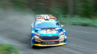 WRC Secto Rally Finland 2024  BEST OF FLAT OUT [upl. by Heber]