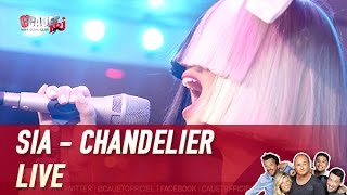 Sia  Chandelier  Live  C’Cauet sur NRJ [upl. by Orion204]