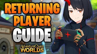 Returning Player Guide AQW [upl. by Kiran]