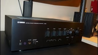 Yamaha AS801 Integrated Amplifier Review [upl. by Yoshi960]